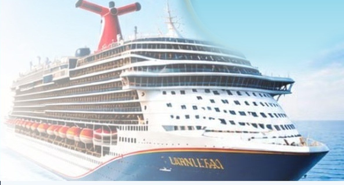 Crucero navegando en el mar